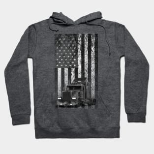 American Flag Trucker Hoodie